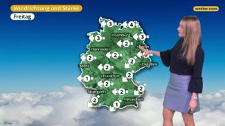 Das Wetter in Deutschland am 12. Januar 2018